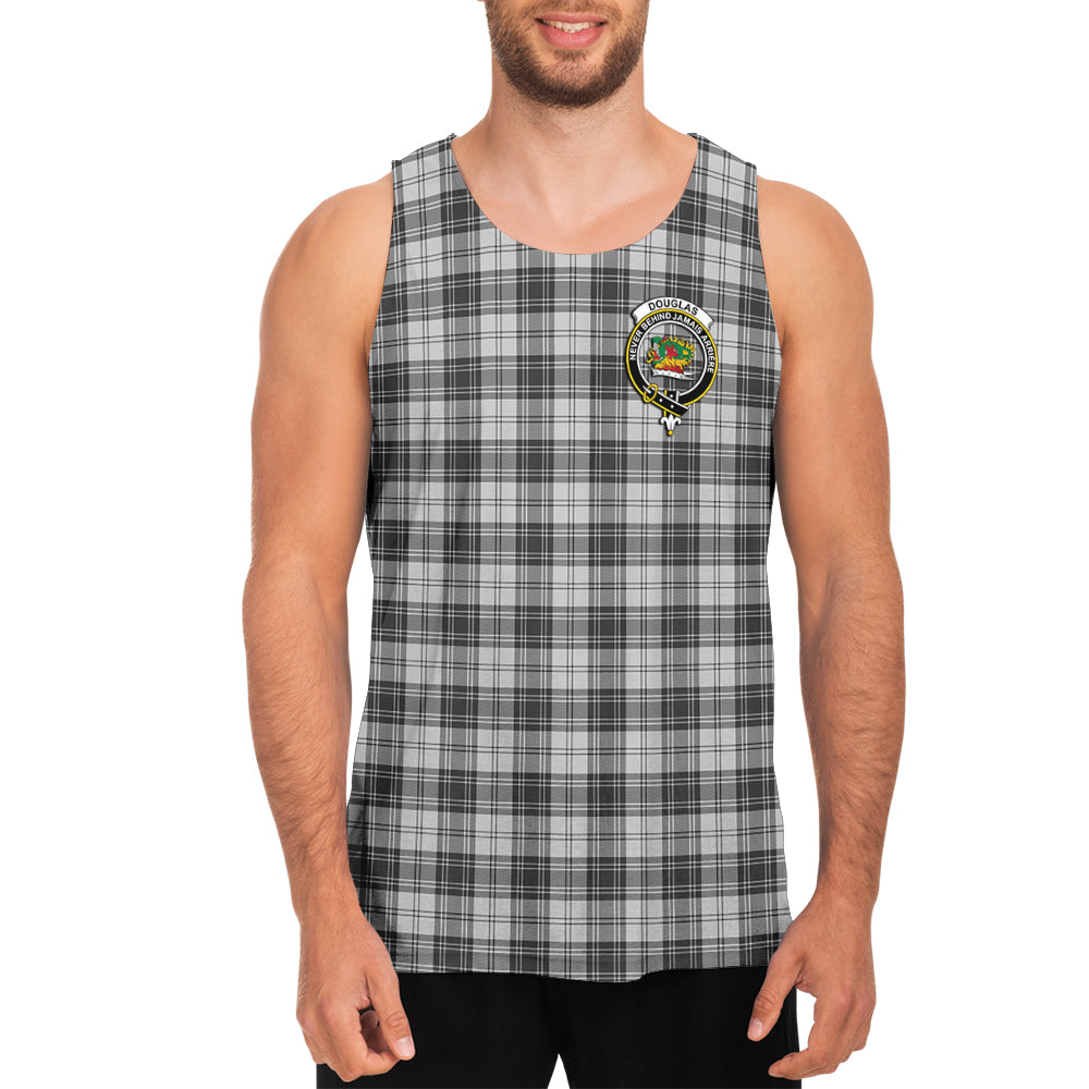 douglas-grey-modern-tartan-mens-tank-top-with-family-crest