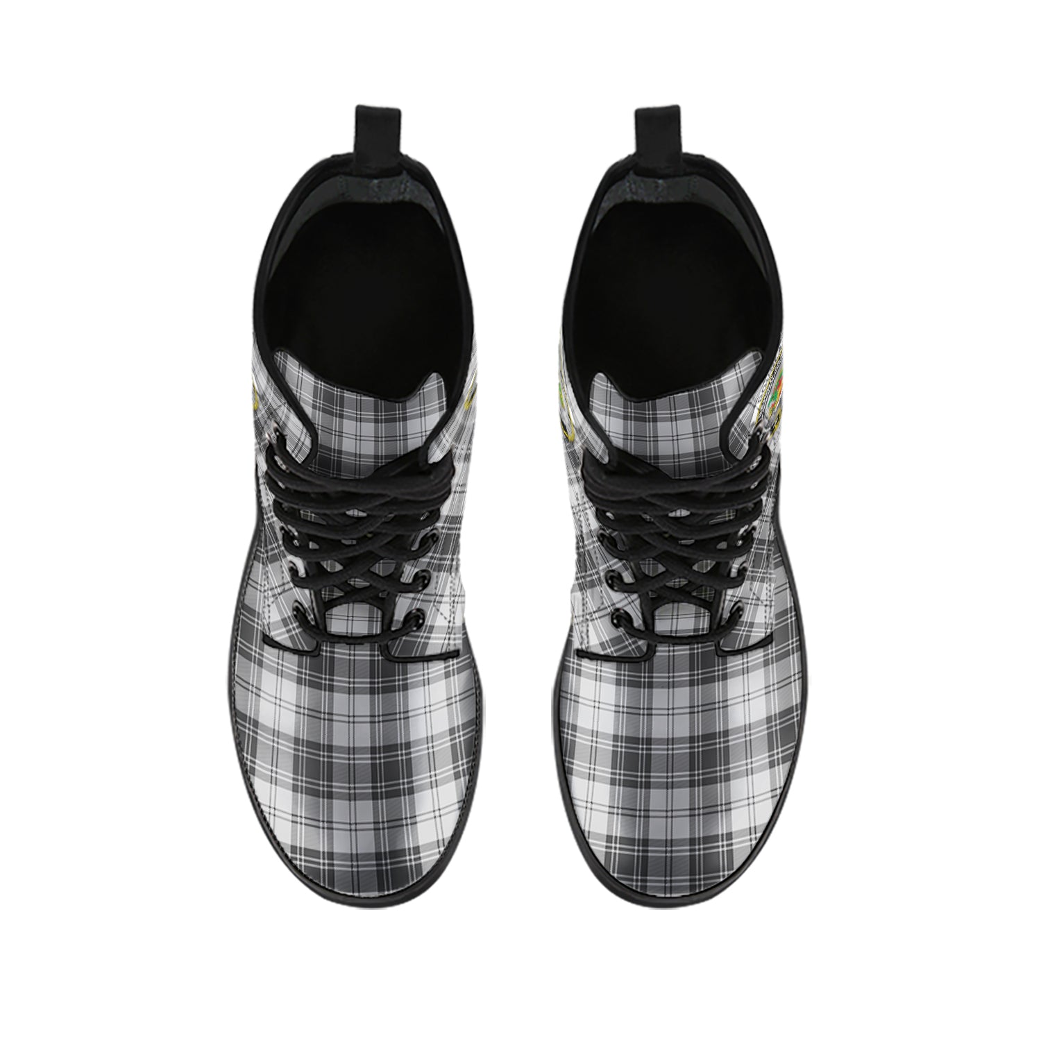 douglas-grey-modern-tartan-leather-boots-with-family-crest