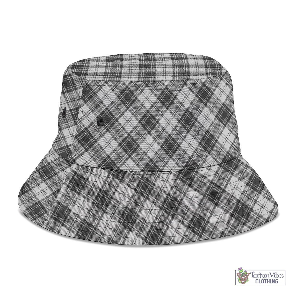 Tartan Vibes Clothing Douglas Grey Modern Tartan Bucket Hat