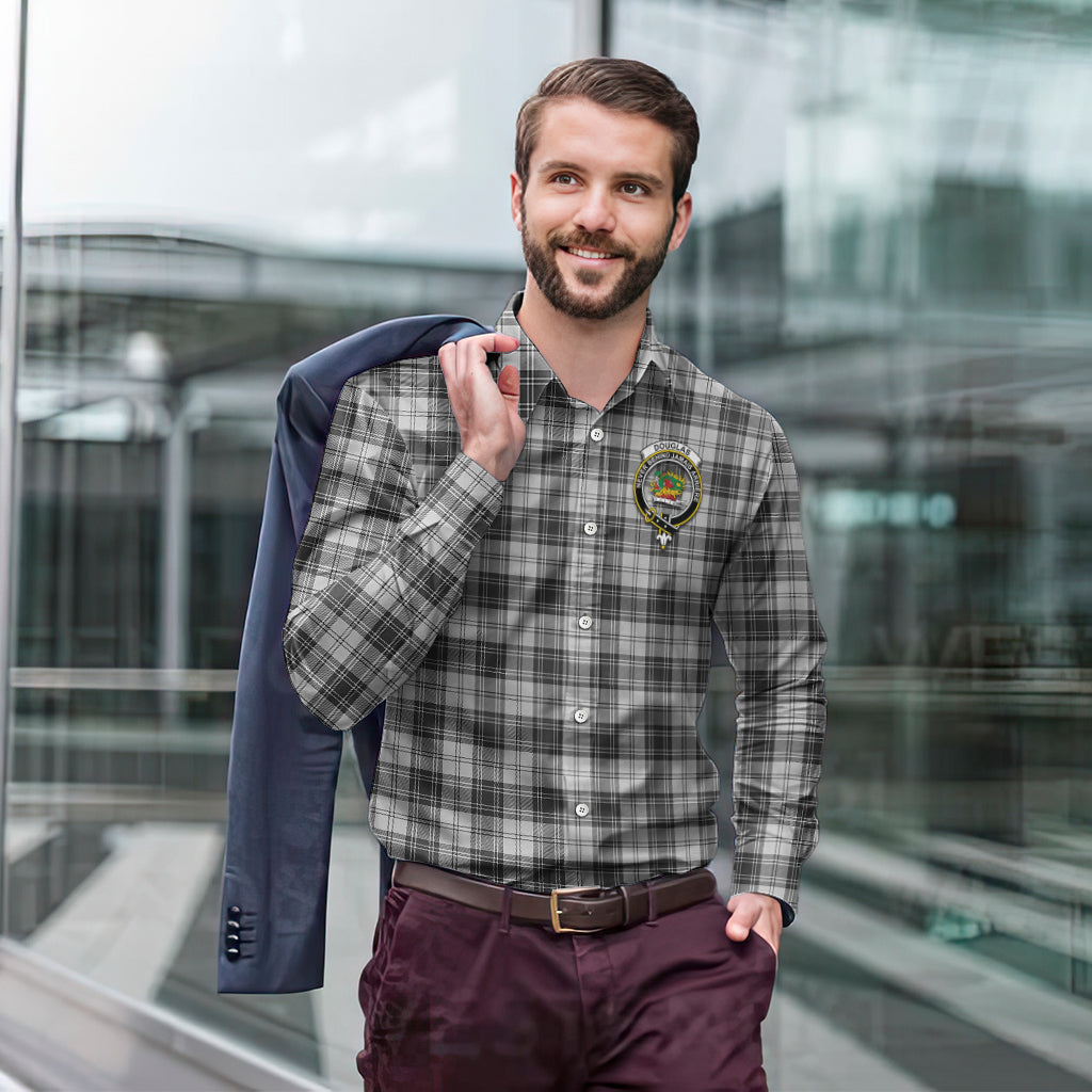 douglas-grey-modern-tartan-long-sleeve-button-up-shirt-with-family-crest