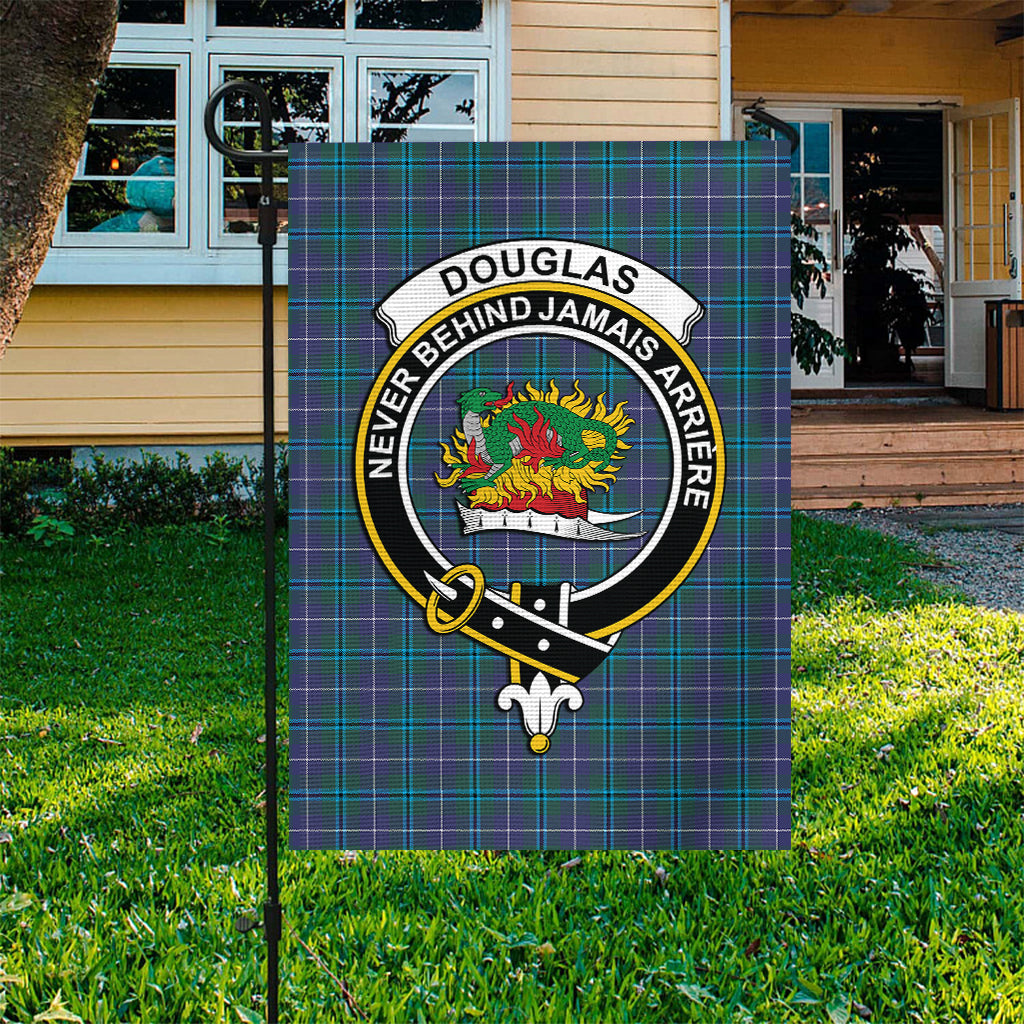 Douglas Modern Tartan Flag with Family Crest - Tartan Vibes Clothing