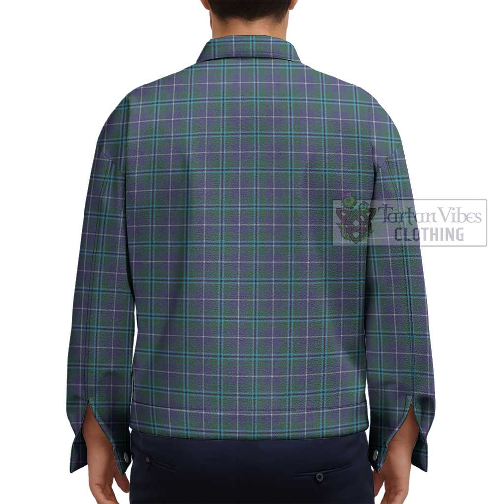 Douglas Modern Tartan Unisex Lapel Cotton Jacket - Tartan Vibes Clothing