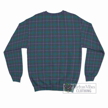 Douglas Modern Tartan Sweatshirt with Family Crest DNA In Me Style