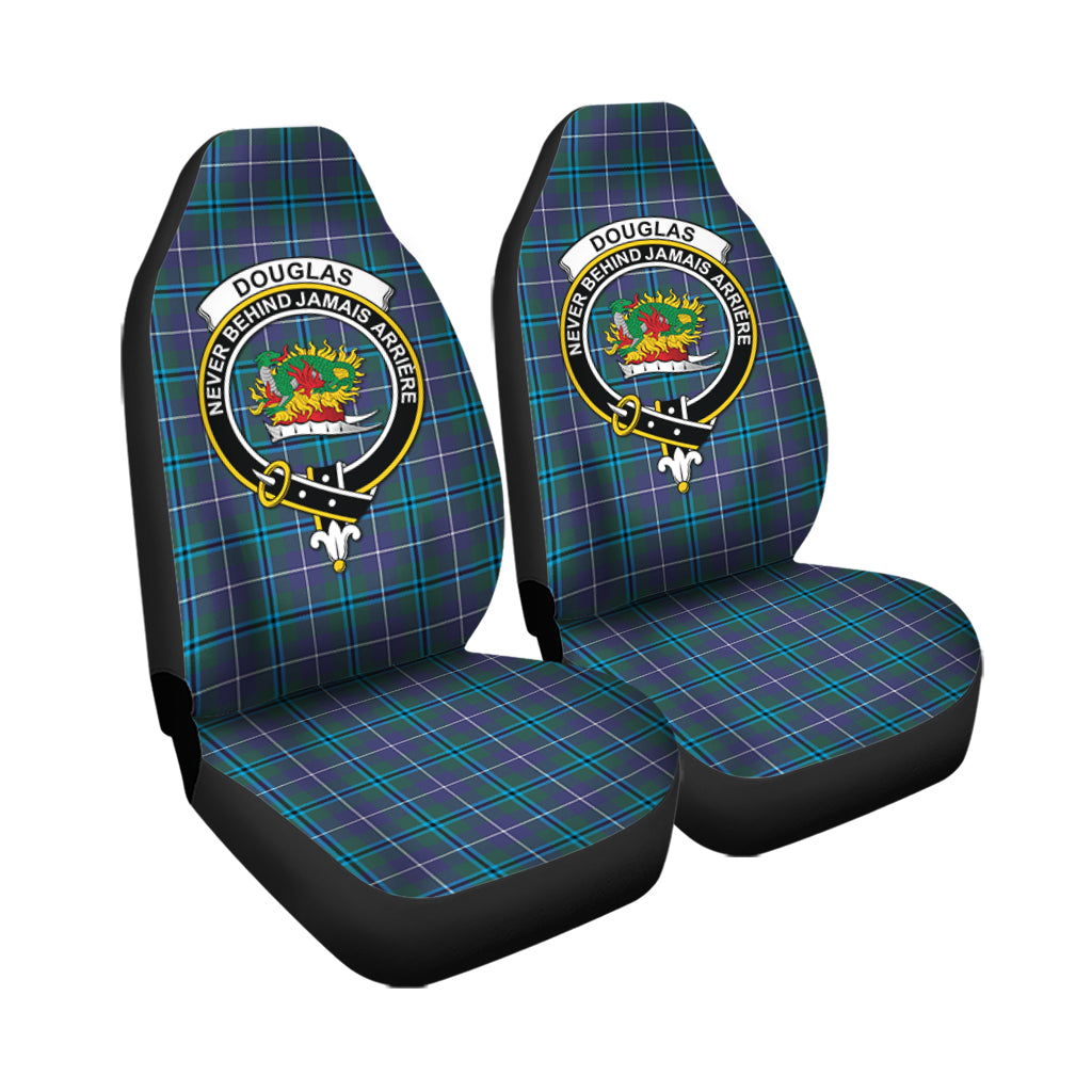 Douglas Modern Tartan Car Seat Cover with Family Crest - Tartanvibesclothing