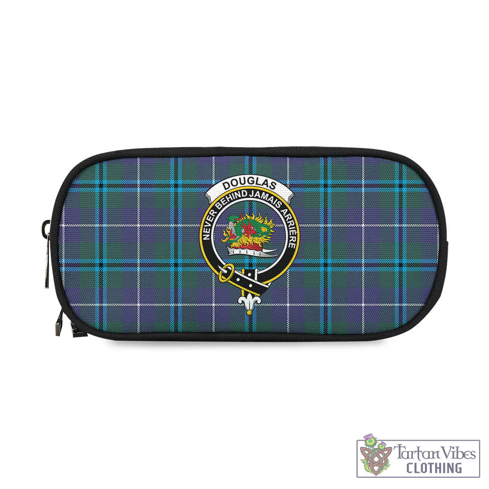 Tartan Vibes Clothing Douglas Modern Tartan Pen and Pencil Case with Family Crest