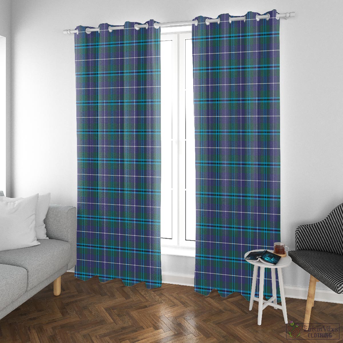 Douglas Modern Tartan Window Curtain