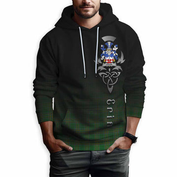 Douse Irish Clan Hoodie with Coat of Arms Erin Go Bragh Celtic Inspired Pullover Hoodie - Tartan Vibes Clothing