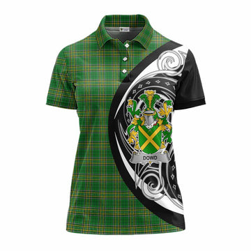 Dowd Irish Clan Women's Polo Shirt Celtic Circle Style Women - Tartan Vibes Clothing
