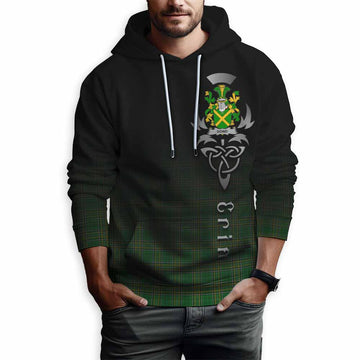 Dowd Irish Clan Hoodie with Coat of Arms Erin Go Bragh Celtic Inspired Pullover Hoodie - Tartan Vibes Clothing