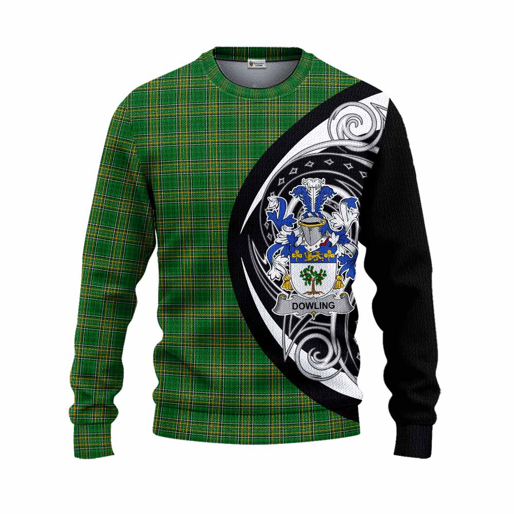Dowling Irish Clan Knitted Sweater Celtic Circle Style Unisex - Tartan Vibes Clothing