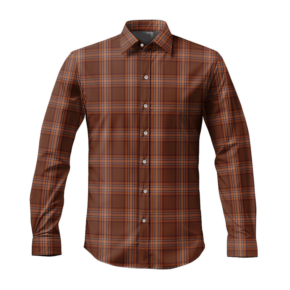 Down County Ireland Tartan Long Sleeve Button Up Shirt Men's Shirt - Tartan Vibes Clothing