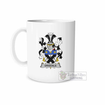 Drisdale Irish Clan Coat of Arms Ceramic Mug