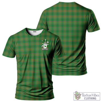 Droney Irish Clan Tartan T-Shirt with Family Seal