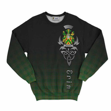Drought Irish Clan Sweatshirt with Coat of Arms Erin Go Bragh Celtic Inspired Unisex - Tartan Vibes Clothing