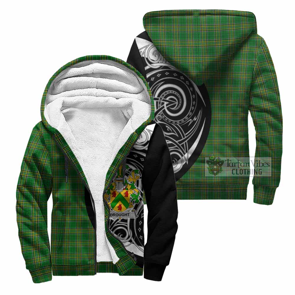 Drought Irish Clan Sherpa Hoodie Celtic Circle Style Unisex - Tartan Vibes Clothing