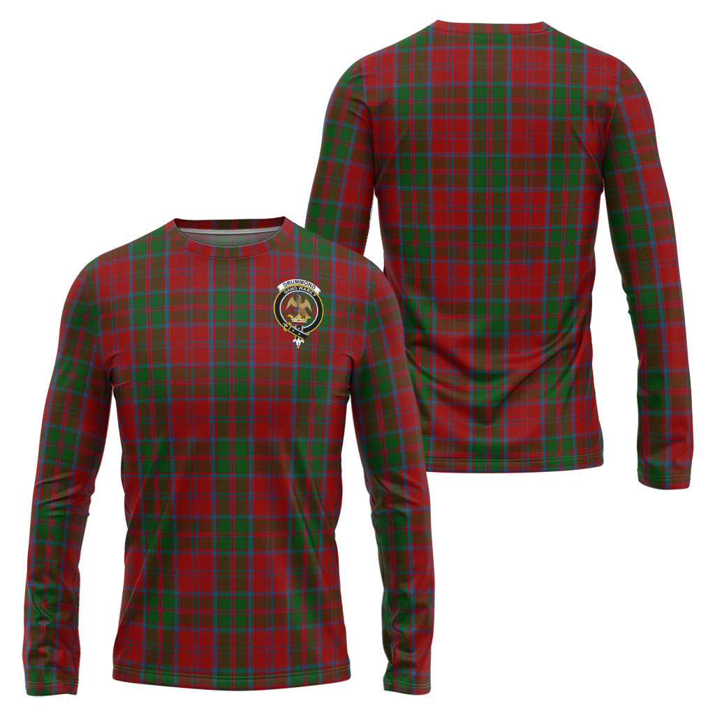 drummond-tartan-long-sleeve-t-shirt-with-family-crest