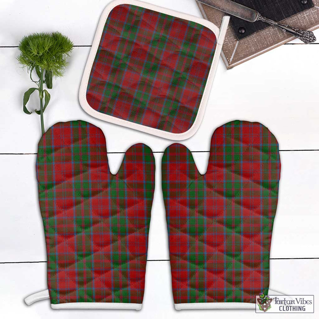 Drummond Tartan Combo Oven Mitt & Pot-Holder White - Tartan Vibes Clothing