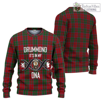 Drummond Tartan Ugly Sweater with Family Crest DNA In Me Style