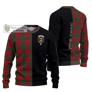 Drummond Tartan Ugly Sweater with Family Crest and Half Of Me Style