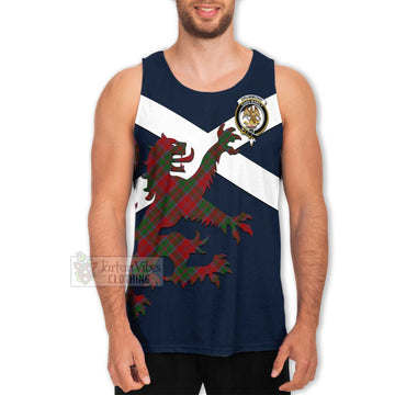 Drummond Tartan Lion Rampant Men's Tank Top  Proudly Display Your Heritage with Alba Gu Brath and Clan Name