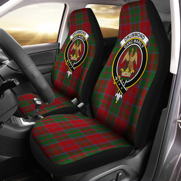 Drummond Tartan Car Seat Cover with Family Crest