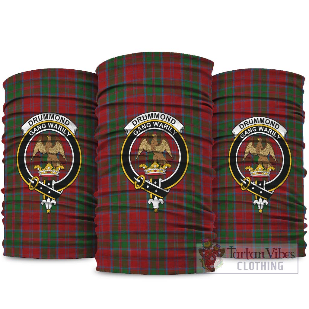 Drummond Tartan Neck Gaiters, Tartan Bandanas, Tartan Head Band with Family Crest