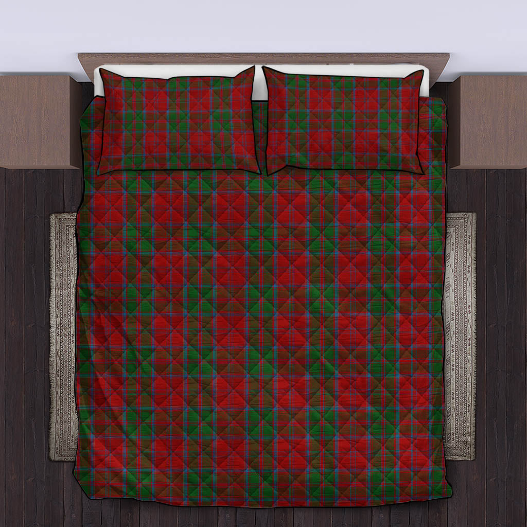 Drummond Tartan Quilt Bed Set King - Tartan Vibes Clothing