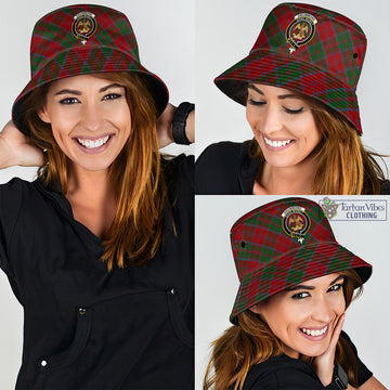 Drummond Tartan Bucket Hat with Family Crest