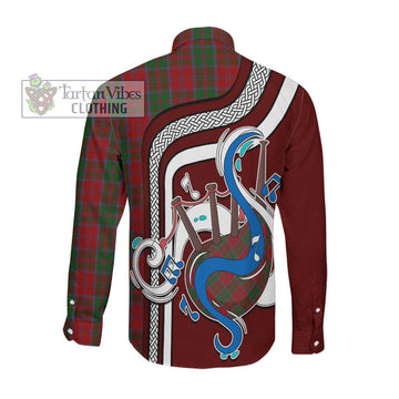 Drummond Tartan Long Sleeve Button Shirt with Epic Bagpipe Style