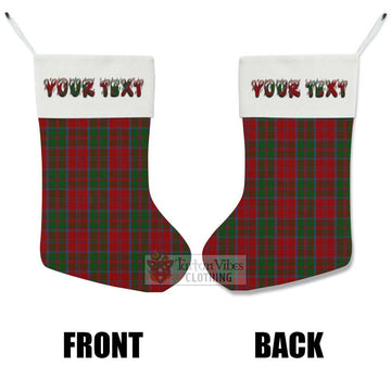 Drummond Tartan Christmas Stocking with Personalized Text