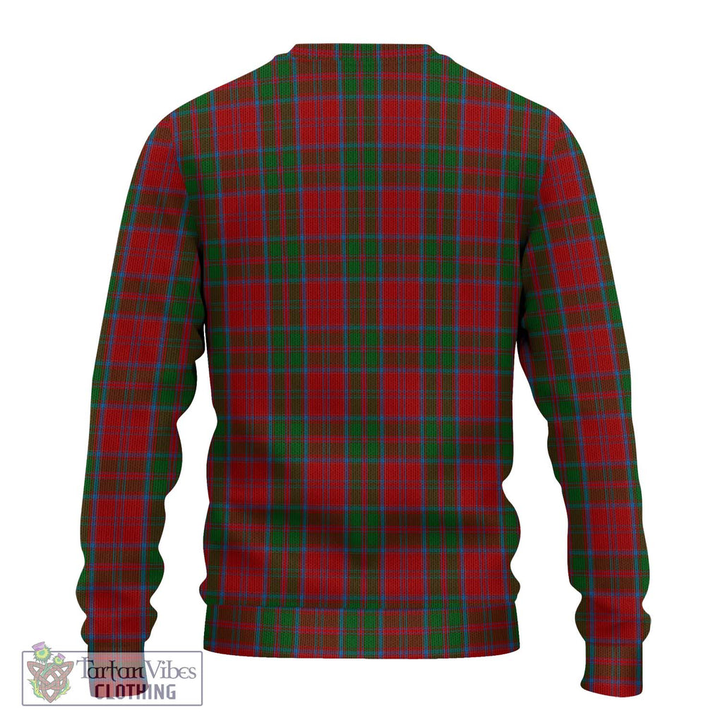 Drummond Tartan Knitted Sweater with Family Crest DNA In Me Style - Tartanvibesclothing Shop