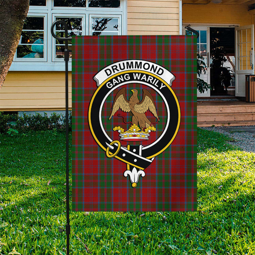 Drummond Tartan Flag with Family Crest - Tartan Vibes Clothing