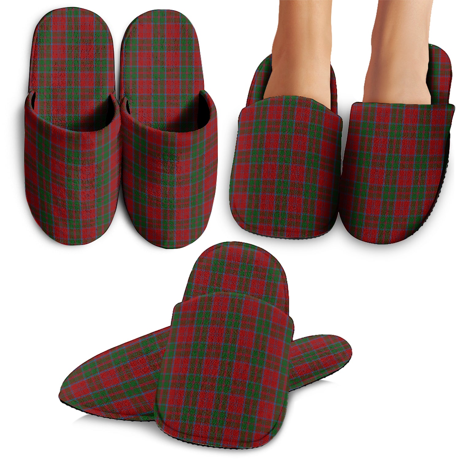 Drummond Tartan Home Slippers - Tartanvibesclothing