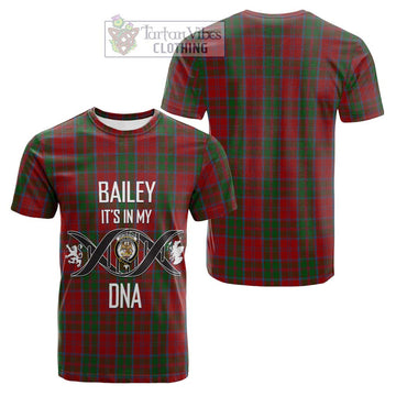 Drummond Tartan Cotton T-shirt with Family Crest DNA In Me Style