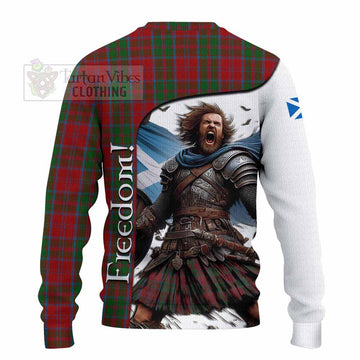 Drummond Crest Tartan Knitted Sweater Inspired by the Freedom of Scottish Warrior