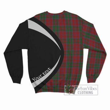 Drummond Tartan Sweatshirt with Family Crest Circle Style