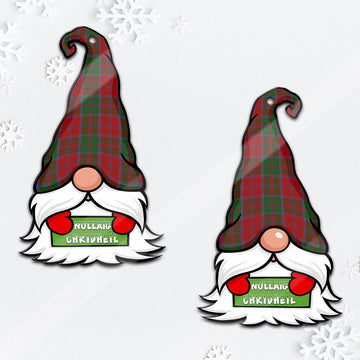 Drummond Gnome Christmas Ornament with His Tartan Christmas Hat