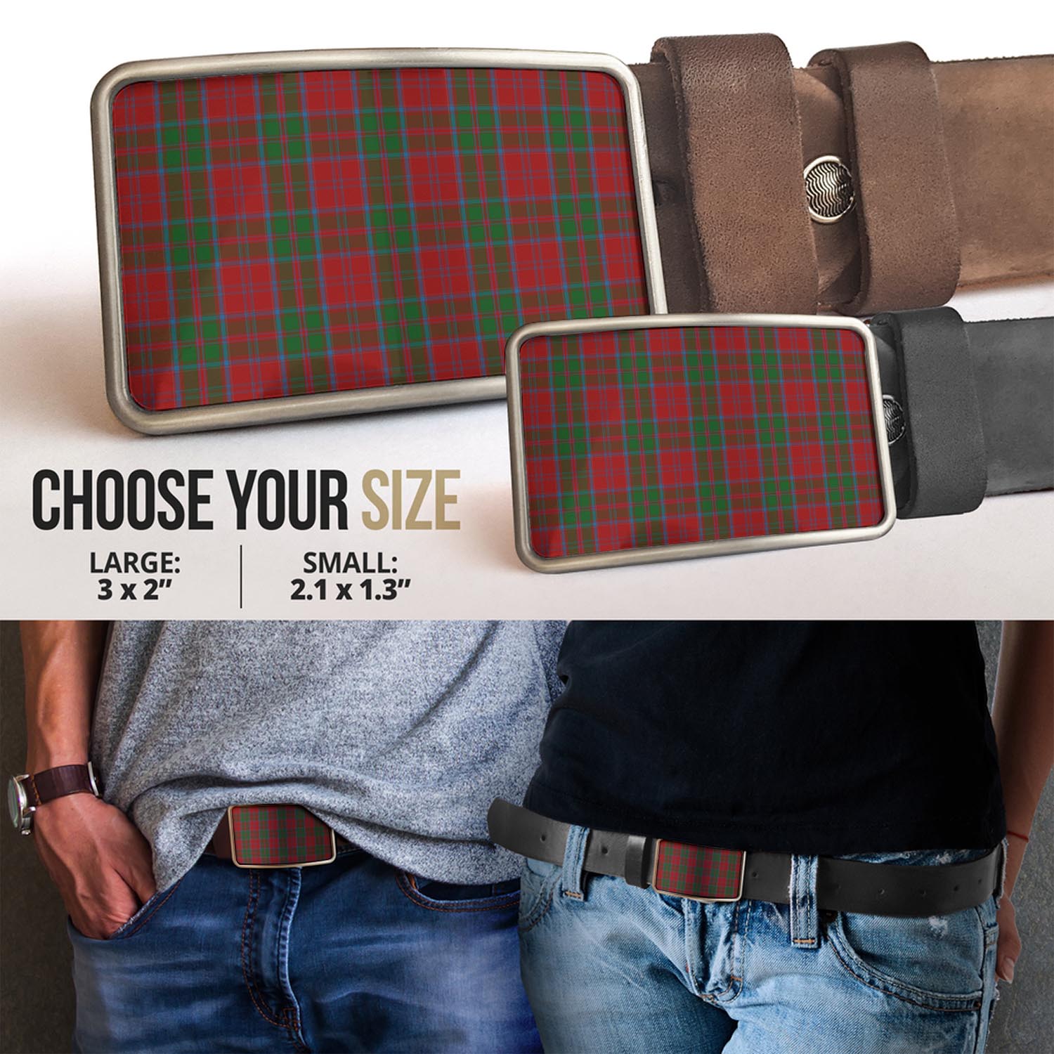 Drummond Tartan Belt Buckles - Tartan Vibes Clothing