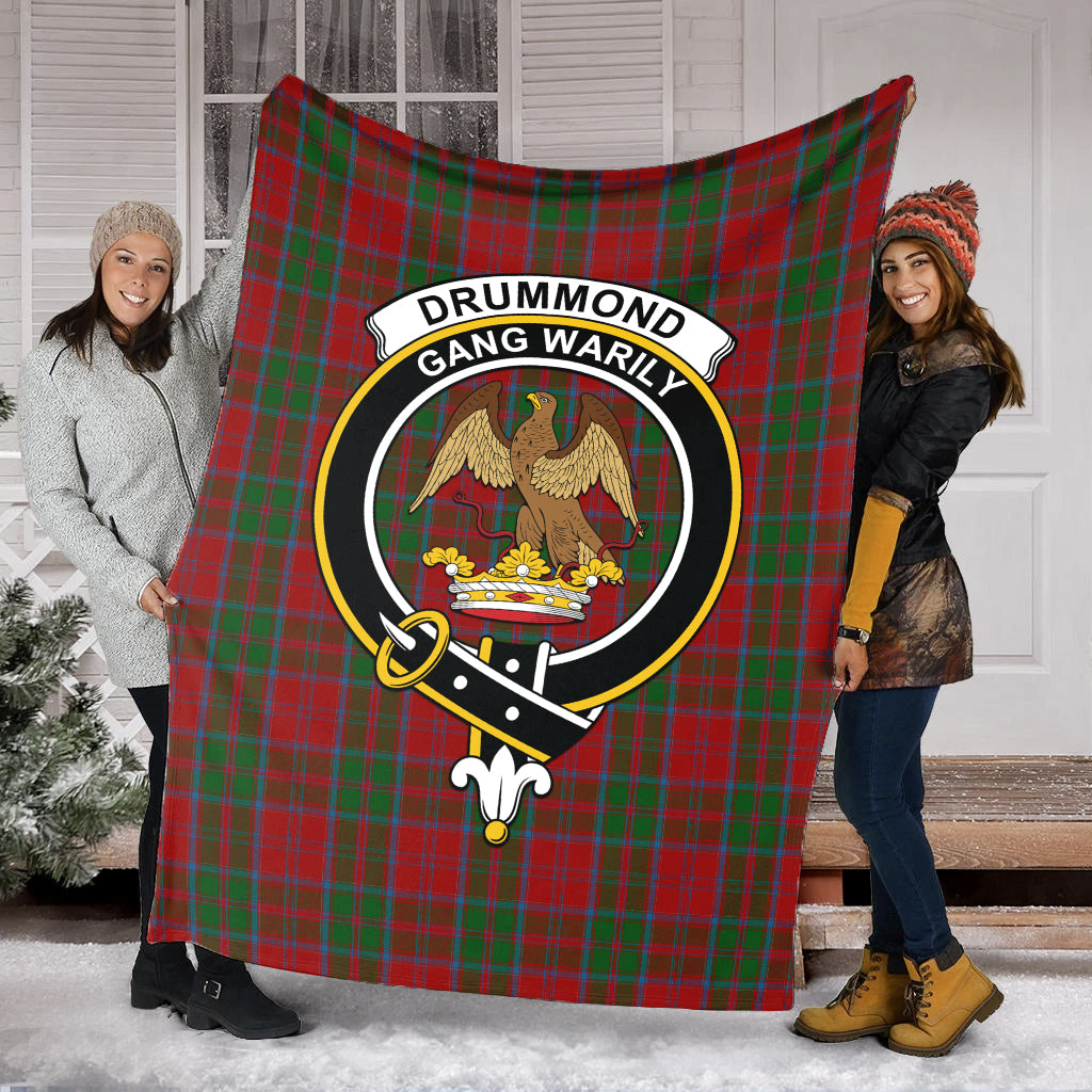 drummond-tartab-blanket-with-family-crest