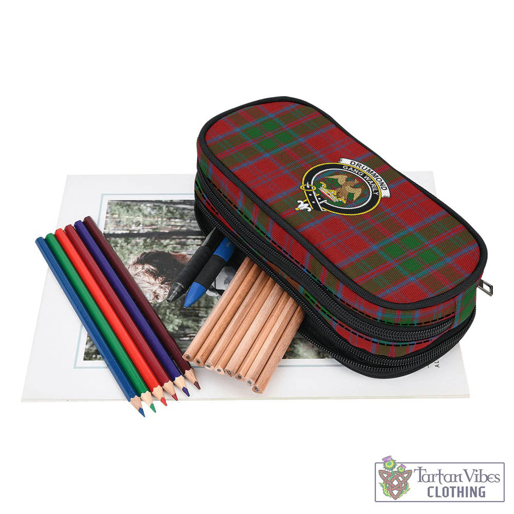 Tartan Vibes Clothing Drummond Tartan Pen and Pencil Case with Family Crest