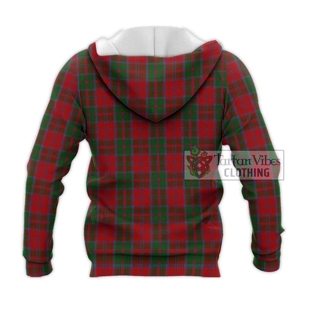 Drummond Tartan Knitted Hoodie with Family Crest DNA In Me Style - Tartanvibesclothing Shop