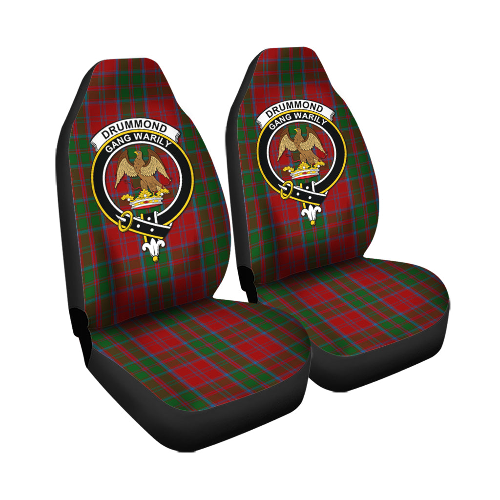 Drummond Tartan Car Seat Cover with Family Crest - Tartanvibesclothing