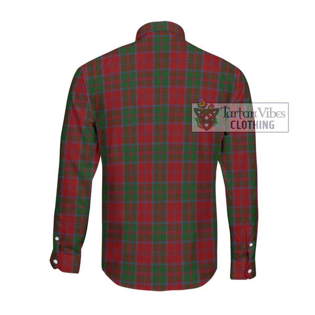 Drummond Tartan Long Sleeve Button Shirt with Family Crest DNA In Me Style - Tartanvibesclothing Shop