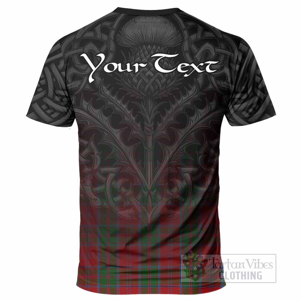 Tartan Vibes Clothing Drummond Tartan T-Shirt with Family Crest Celtic Thistle Vibes