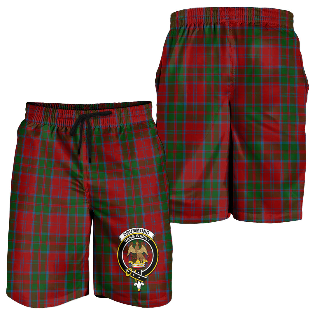 drummond-tartan-mens-shorts-with-family-crest