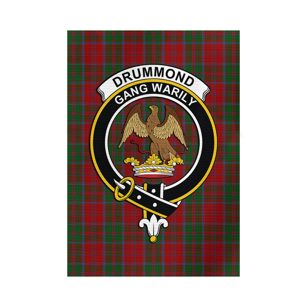 Drummond Tartan Flag with Family Crest - Tartan Vibes Clothing