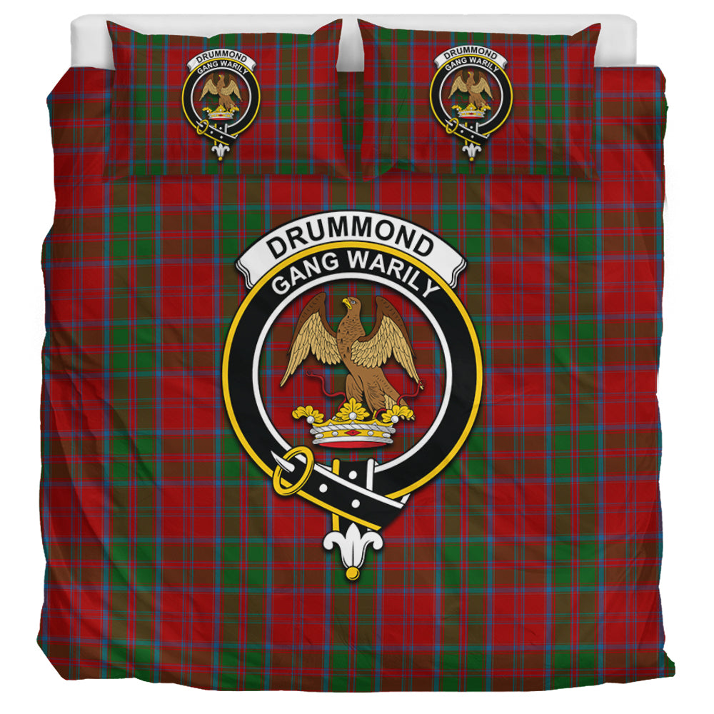 drummond-tartan-bedding-set-with-family-crest