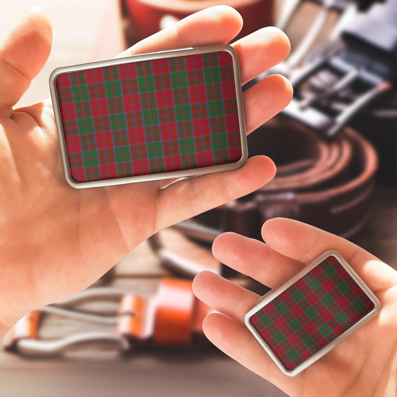 Drummond Tartan Belt Buckles - Tartan Vibes Clothing