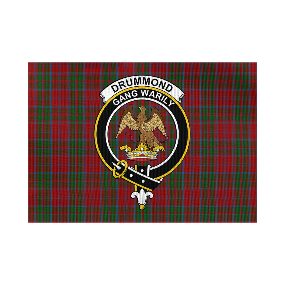 Drummond Tartan Flag with Family Crest - Tartan Vibes Clothing