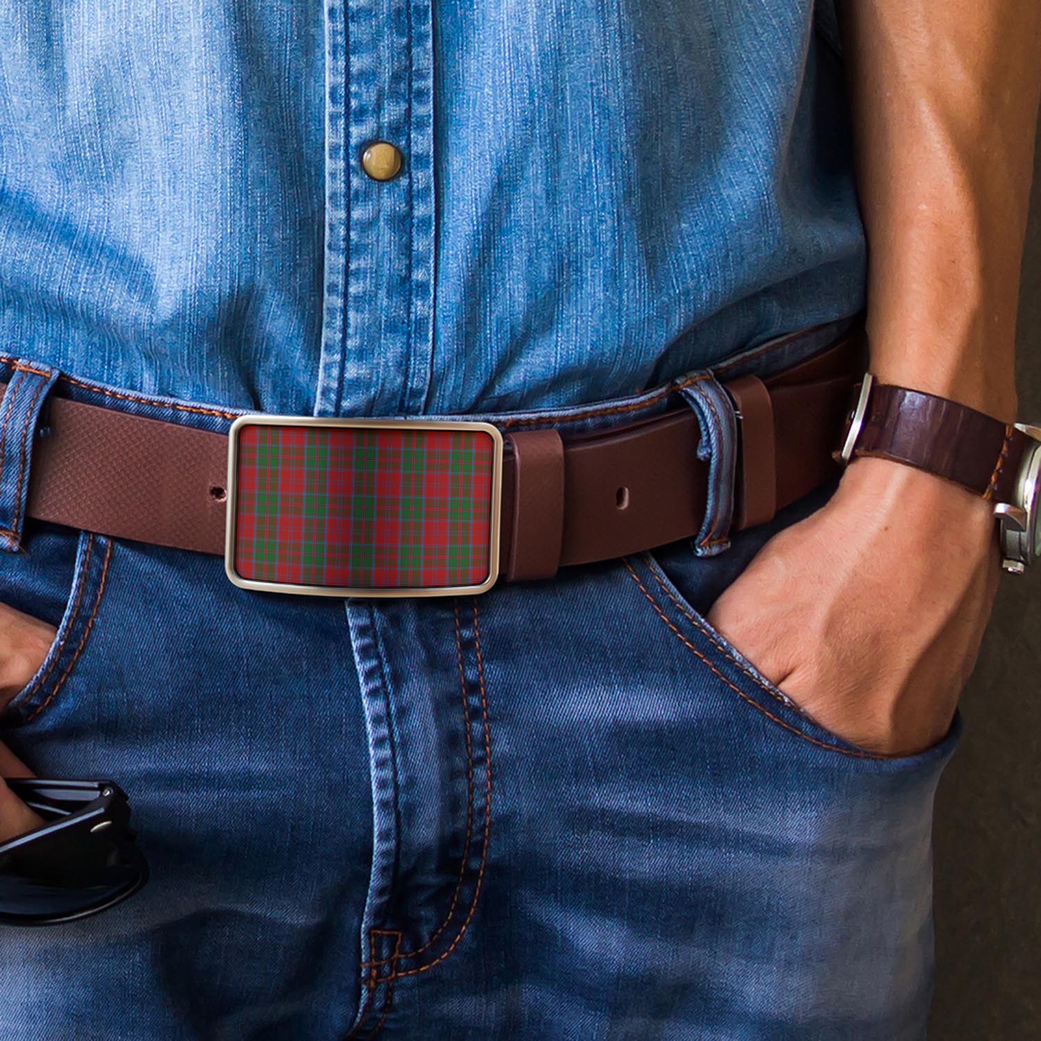 Drummond Tartan Belt Buckles - Tartan Vibes Clothing